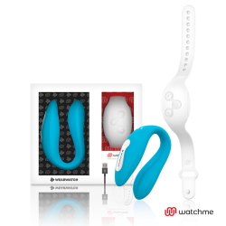 watchme vibrateur double technologie indigo-neige
