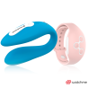 watchme vibrateur double technologie indigo - rose