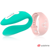 watchme vibrateur double technologie eau de mer - rose