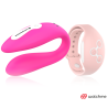 vibrateur watchme double technologie fuchsia - rose