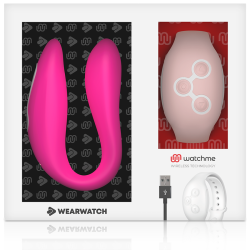 vibrateur watchme double technologie fuchsia - rose