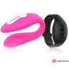 vibrateur double technologie watchme fuchsia-azabache