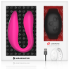 vibrateur double technologie watchme fuchsia-azabache