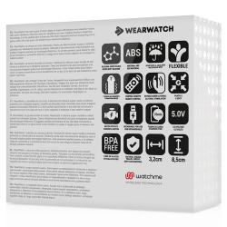watchme vibrateur double technologie fuchsia - neige