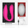 watchme vibrateur double technologie fuchsia - neige