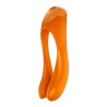 vibrateur  doigts candy cane orange
