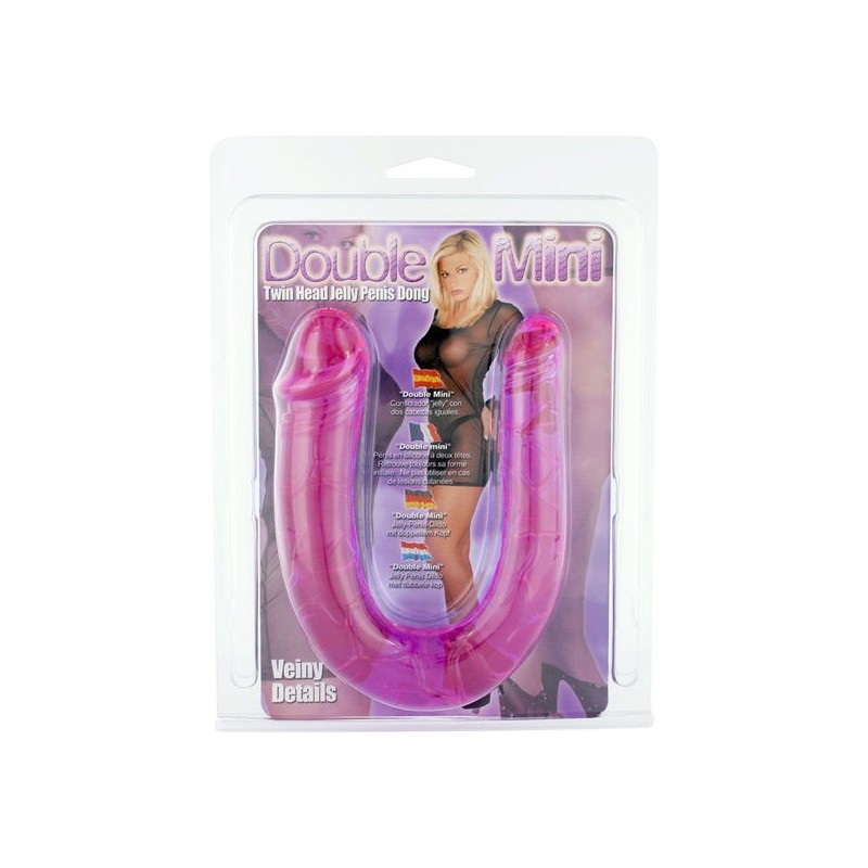 pénis avec deux têtes de gelée flexibles pénis avec deux têtes de gelée flexibles