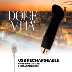 vibrateur rechargeable one noir 7 vitesses