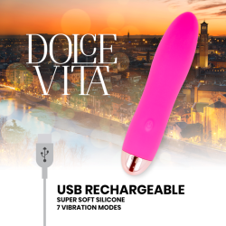 vibrateur rechargeable quatre rose 7 vitesses
