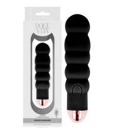 vibrateur rechargeable six noir 7 vitesses