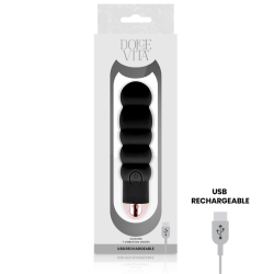 vibrateur rechargeable six noir 7 vitesses
