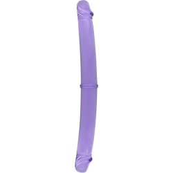 double pénis 30 cm violet