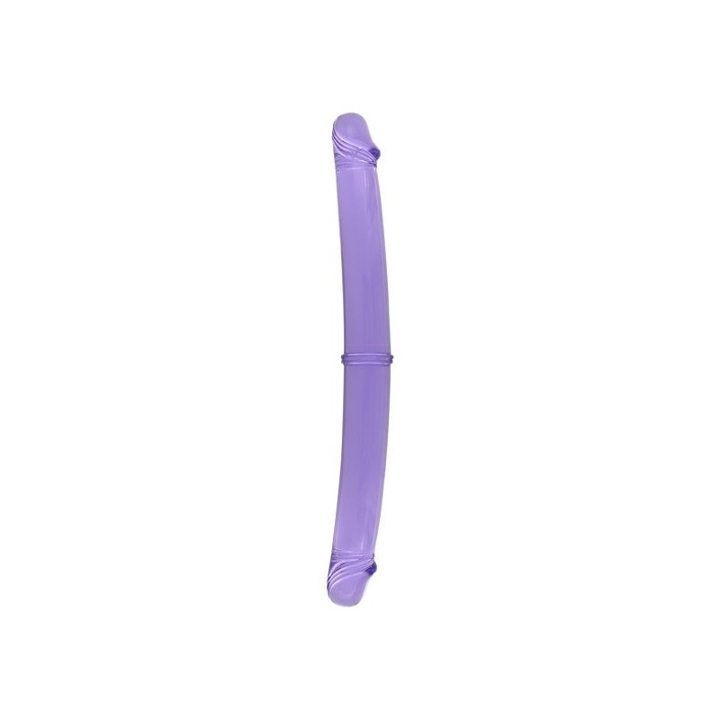 double pénis 30 cm violet