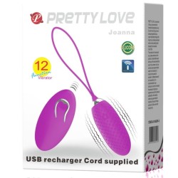 joanna oeuf vibrant télécommande 12 modes