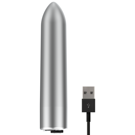 balle vibrante 10 modes de vibration argent