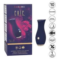 masseur chic tulipe bleu