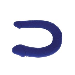 mini double dong réaliste bleu