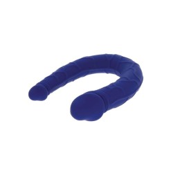 mini double dong réaliste bleu