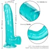 gode taille reine bleu 20.3 cm