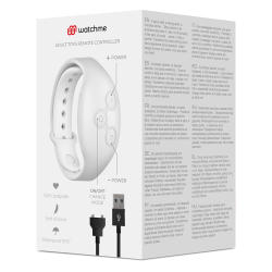 montre à technologie sans fil blanche