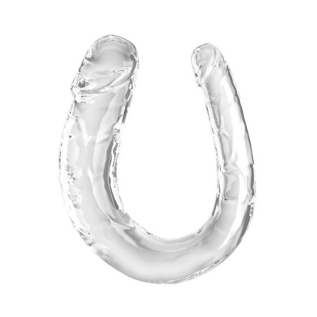 double trouble double gode 33 cm transparent