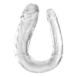 double trouble double gode 44 cm transparent