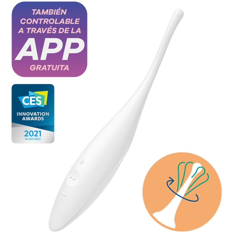 vibrateur pointe de clit twirling joy blanc vibrateur pointe de clit twirling joy blanc