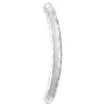 double trouble double gode 46 cm transparent