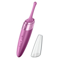 vibrateur  pointe de clit twirling delight violet