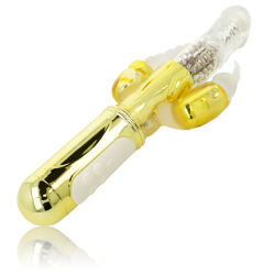 vibrateur multifonctionnel doré