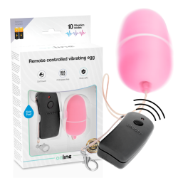 oeuf vibrant avec télécommande rose