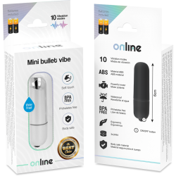 mini balle vibrante argent