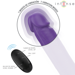 gunter dildo double vibrateur 40 cm violet télécommande