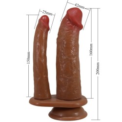 goran double gode réaliste naturel mulato