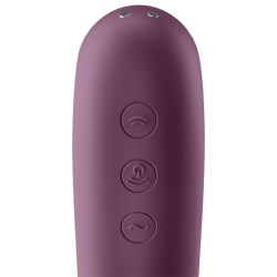 vibrateur dual kiss air pulse vin rouge