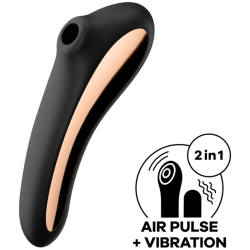 vibrateur dual kiss air pulse noir