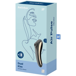 vibrateur dual kiss air pulse noir