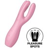 vibrateur threesome 3 rose