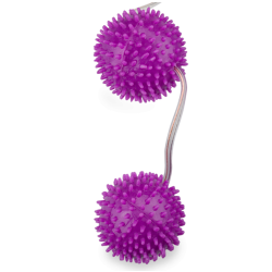 balles texturées violet profondement plaisir 3.60 cm