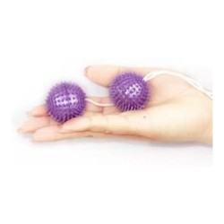 balles texturées violet profondement plaisir 3.60 cm