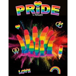 gode drapeau lgbt vague 17 cm