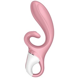 application vibrateur hug me rabbit rose
