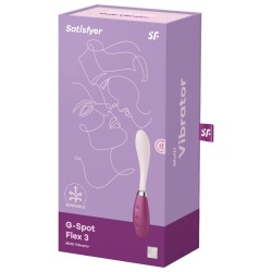 vibrateur multi g-spot flex 3 rouge