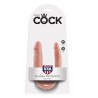 gode double pénétration 12.7 cm naturel