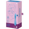 application multi vibrateur g-spot flex 4+ bleu