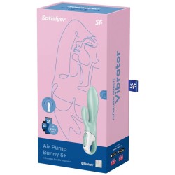 air pump bunny 5+ application gonflable lapin vibrateur vert