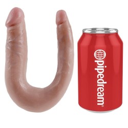 gode double pénétration 12.7 cm naturel