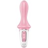 air pump booty 5+ vibrateur anal gonflable rose