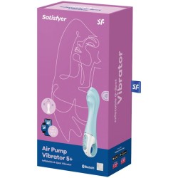 air pump vibrator 5+ app gonflable g-spot vibrator bleu