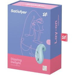 vibrateur  poser dipping delight bleu
